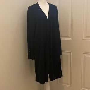 Talbots Navy Blue Duster Sweater